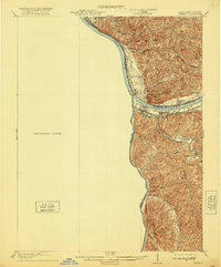 1913 Map of Ceredo, 1920 Print