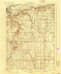1906 Map of Chardon, 1940 Print