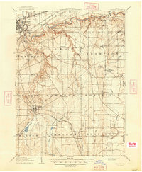 1906 Map of Chardon, 1948 Print