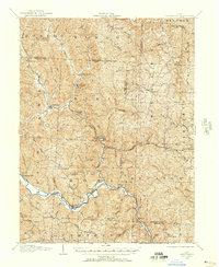 1904 Map of Chesterhill, 1957 Print
