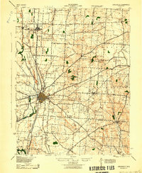 Download a high-resolution, GPS-compatible USGS topo map for Circleville, OH (1943 edition)