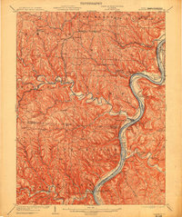 1905 Map of Clarington, 1913 Print