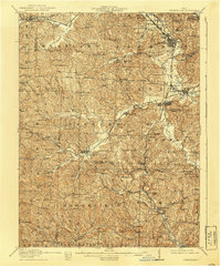 1911 Map of Cumberland, 1939 Print