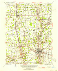 1924 Map of Delaware, 1954 Print