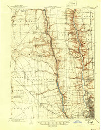 1903 Map of Dublin, 1946 Print