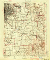 1925 Map of East Columbus, 1940 Print
