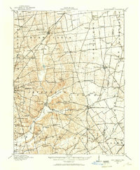 1913 Map of East Liberty, 1961 Print