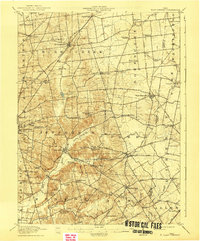 1915 Map of East Liberty, OH, 1941 Print