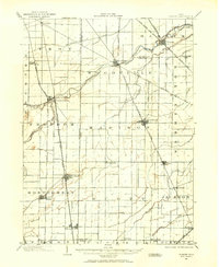 1901 Map of Elmore, 1961 Print