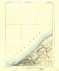 1903 Map of Euclid, 1939 Print