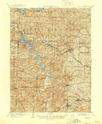 1905 Map of Flushing, 1946 Print