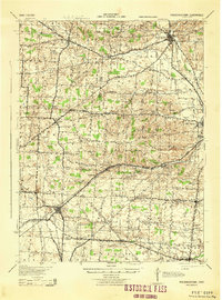 1943 Map of Fredericktown