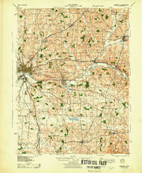 1943 Map of Gambier