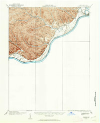 1915 Map of Garrison, 1952 Print