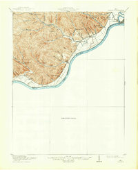 1918 Map of Garrison, 1932 Print