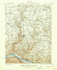 1931 Map of Mason County, KY, 1948 Print
