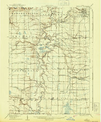 1907 Map of Jefferson, 1943 Print
