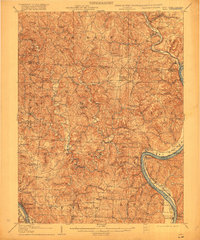 1907 Map of Keno, 1919 Print