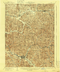 1909 Map of Logan, 1941 Print