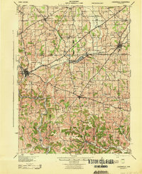 1943 Map of Loudonville