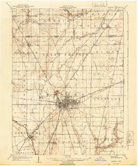 preview thumbnail of historical topo map of Marion, OH in 1905