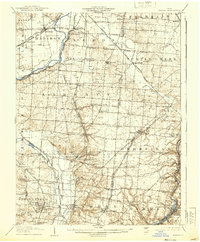 1906 Map of Mason, 1939 Print