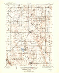 Download a high-resolution, GPS-compatible USGS topo map for Medina, OH (1954 edition)