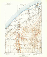 1905 Map of Mentor, 1961 Print