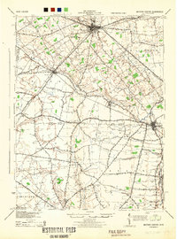 Download a high-resolution, GPS-compatible USGS topo map for Milford Center, OH (1944 edition)