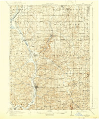 Download a high-resolution, GPS-compatible USGS topo map for Millersburg, OH (1943 edition)