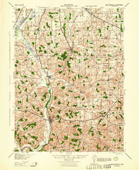 Download a high-resolution, GPS-compatible USGS topo map for Millersburg, OH (1943 edition)