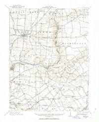 1914 Map of Morrow, 1963 Print