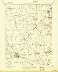 1906 Map of Mt Sterling, 1946 Print