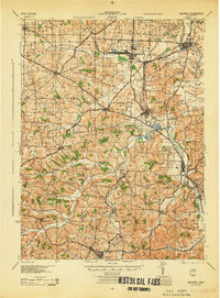 1944 Map of Navarre