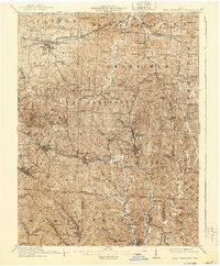 1911 Map of New Lexington, 1939 Print