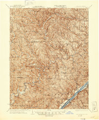 preview thumbnail of historical topo map of Monroe County, OH in 1926