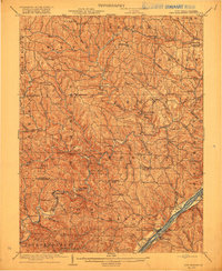 1905 Map of New Matamoras, 1916 Print