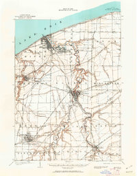 1901 Map of Oberlin, 1962 Print