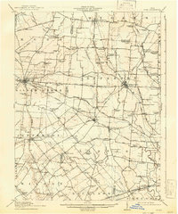1916 Map of Octa, 1941 Print