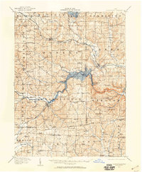 1912 Map of Perrysville, 1959 Print