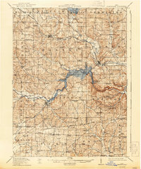 preview thumbnail of historical topo map of Perrysville, OH in 1915
