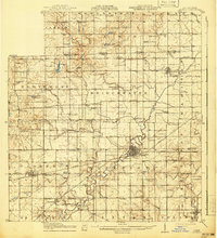 1914 Map of Pioneer, 1941 Print