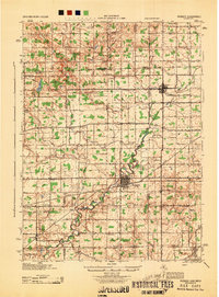 preview thumbnail of historical topo map of Pioneer, OH in 1944