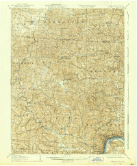 1907 Map of Pomeroy, 1939 Print