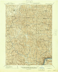 1907 Map of Pomeroy, 1946 Print