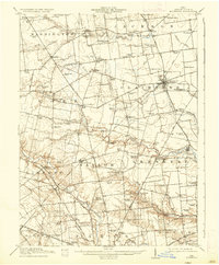 preview thumbnail of historical topo map of Richwood, OH in 1915