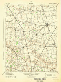 preview thumbnail of historical topo map of Richwood, OH in 1944