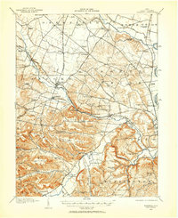 1912 Map of Ross County, OH, 1958 Print