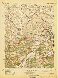 preview thumbnail of historical topo map of Ross County, OH in 1944