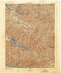 1904 Map of Scio, 1944 Print